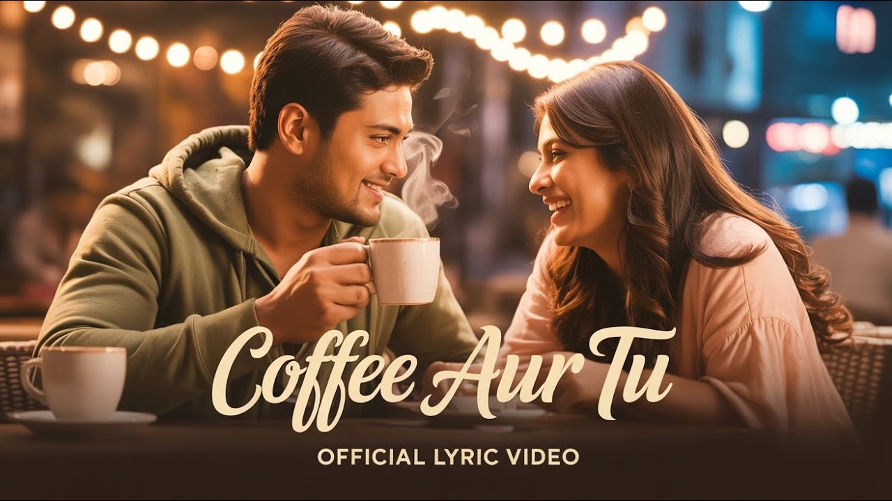 Coffee Aur Tu ☕❤️ | Romantic Hindi Lyric Video | Late Night Love Song | Acoustic Chill