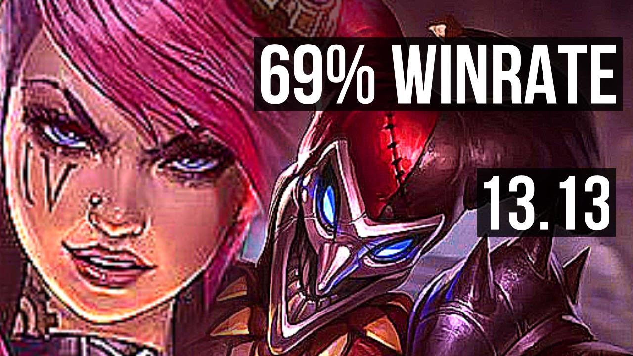 VI vs SHACO (JNG) | 69% winrate, 6 solo kills, 18/3/5, Legendary | EUW Diamond | 13.13