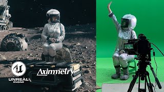 Unreal Engine 5 & Aximmetry - Moon Scenes Realtime Render