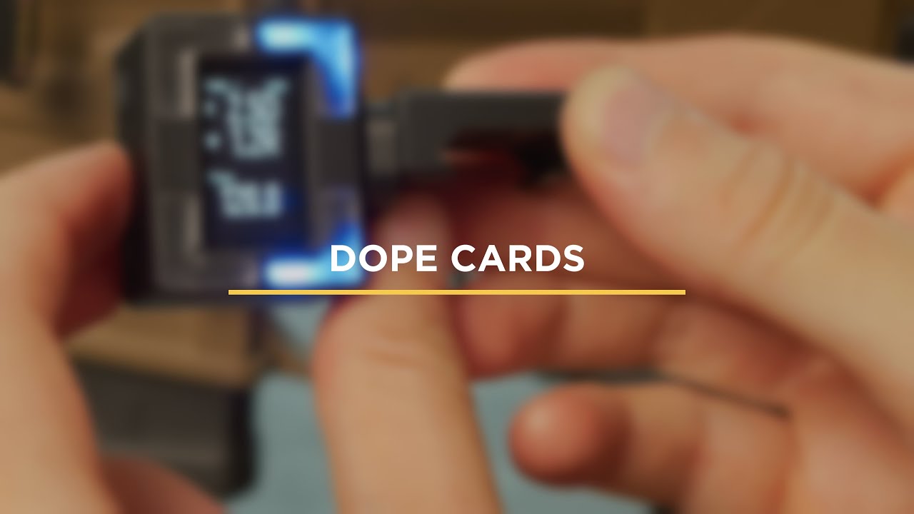 DOPE Cards | SG Pulse Pro