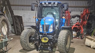 nh t5070 installing front links and pto part 1
