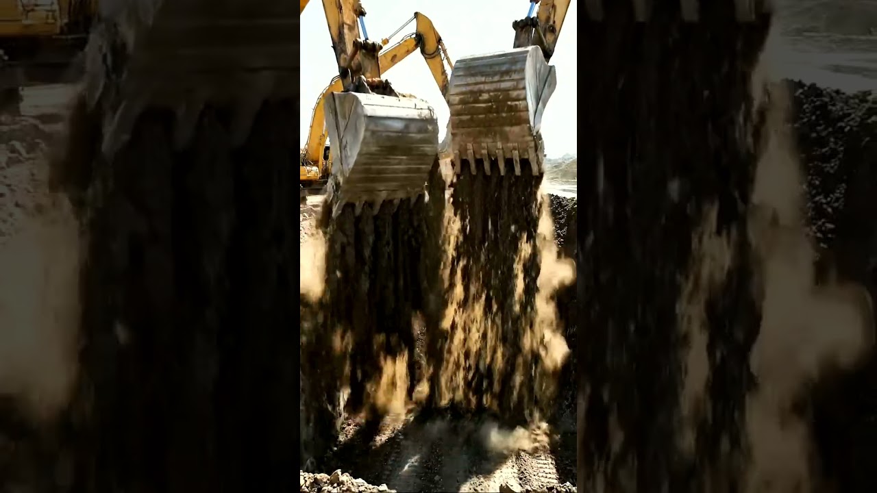 Heavy Equipment Action: Excavators Digging & Earthmoving! 🏗️