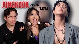 Wait what...Waleska & Efra react to 정국 (Jung Kook) 'Seven (feat. Latto)' Official Teaser