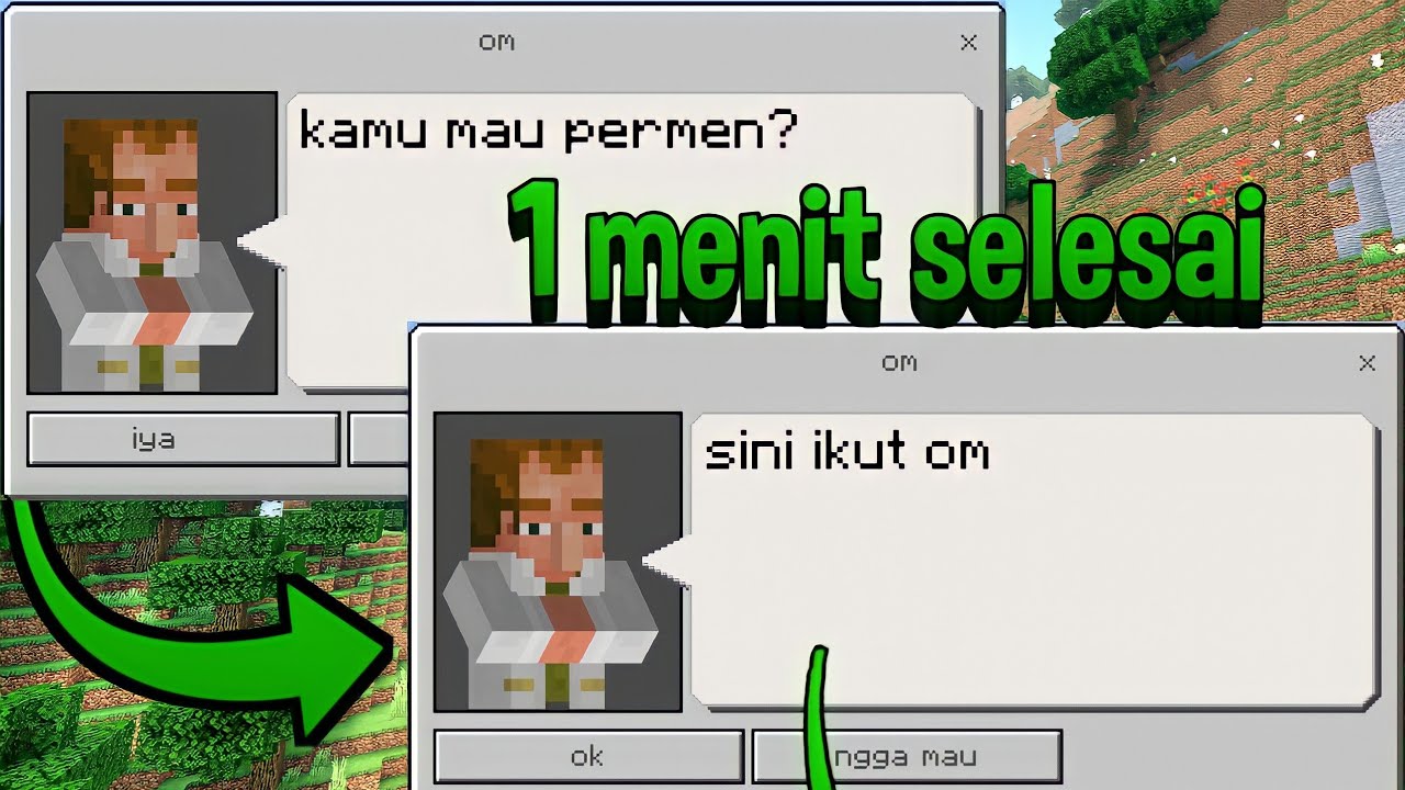 Tutorial Cara Membuat Obrolan Bercabang Di MCPE