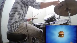 Preparing the Krabby Patty (w/ drums)