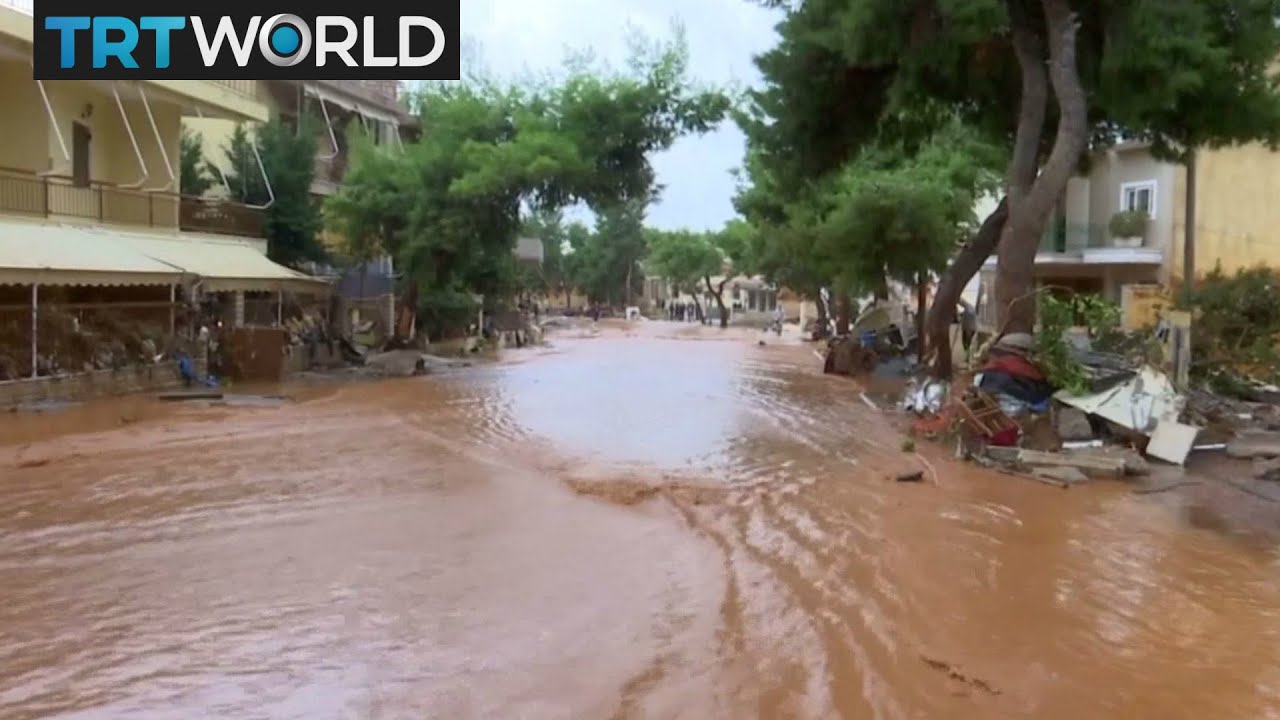 Greece Floods 15 dead in flash floods across Greece YouTube