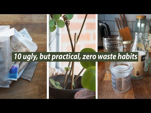 10 ugly sustainability habits // realistic zero waste hacks (that are also free)
