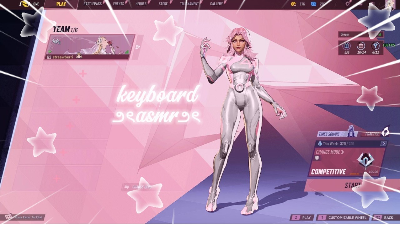 ♡ invisible woman asmr ♡ | marvel rivals + soft keyboard clicks