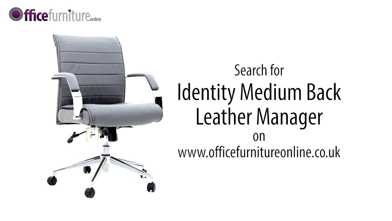 Identity Medium Back Manager Chair Features and User Guide - OfficeFurnitureOnline.co.uk