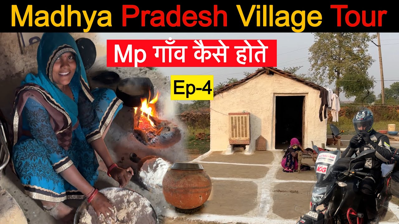 Village Tour In Madhya Pradesh | Kashmir To Kanyakumari Ride | Madhya Pradesh Village lifestyle 