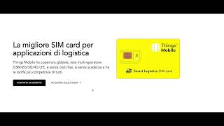 Things Mobile Come Acquistare Una Sim Per Applicazioni Di Logistica