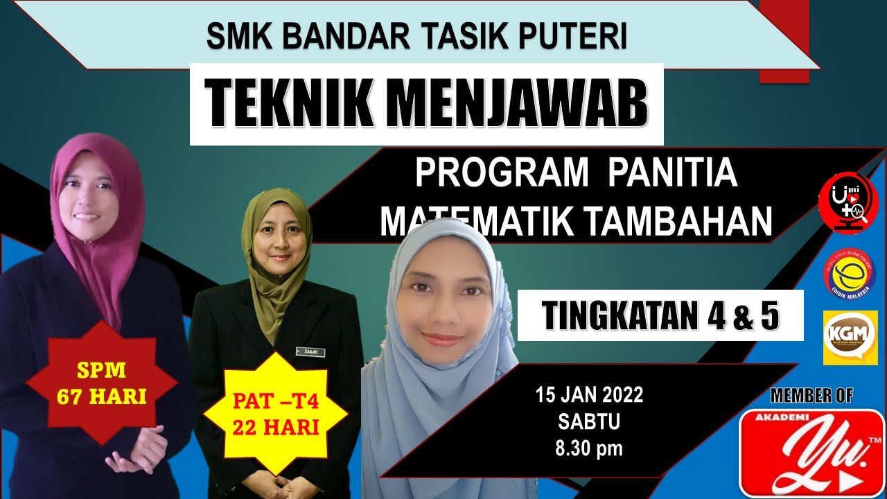 TEKNIK MENJAWAB MATEMATIK TAMBAHAN