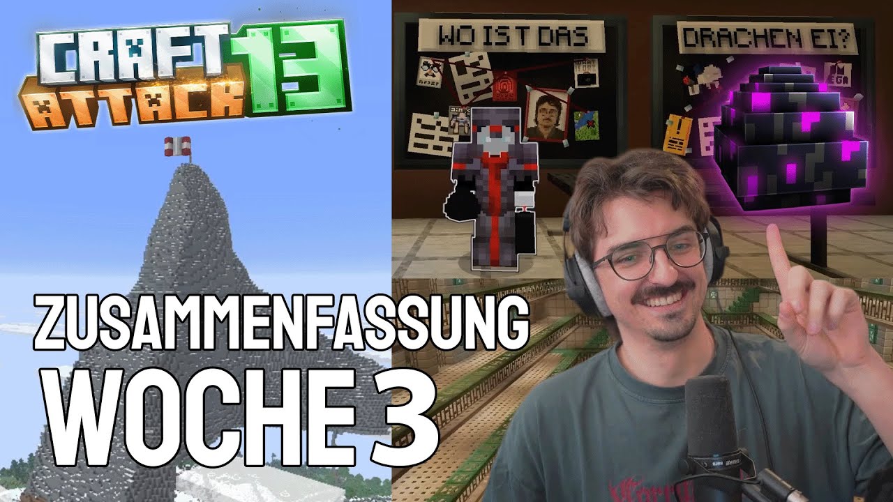 Craft Attack 13 Komplette Woche 3 ZUSAMMENFASSUNG - Jeder Teilnehmer Urutox