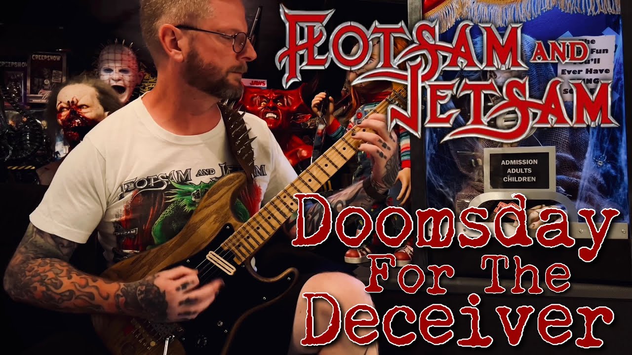 Flotsam & Jetsam 'Doomsday For The Deceiver' Guitar Cover Playthrough Charvel So-Cal Super Strat