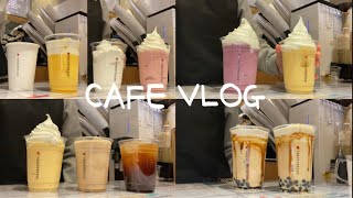 [Eng/배속영상!/🥤cafe vlog/✨요거프레소 브이로그/yogerpresso vlog✨]