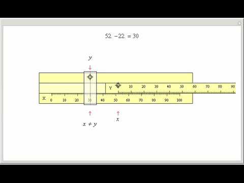 Addition Slide Rule - YouTube