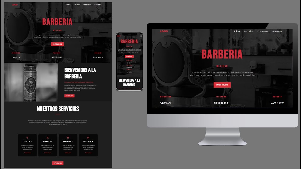 COMO CREAR una PAGINA WEB desde cero con HTML y CSS (DESDE CERO) 😱 ...