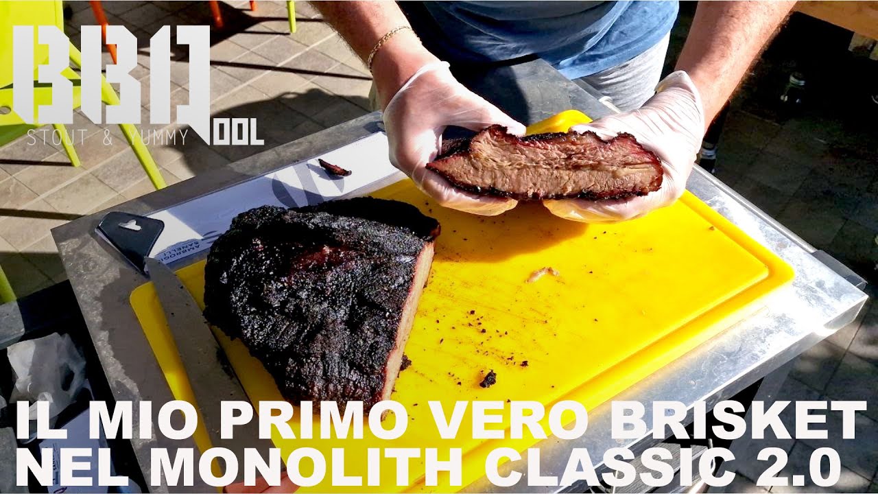 Il mio primo vero brisket sul Kamado. Anzi, sul Monolith Classic!