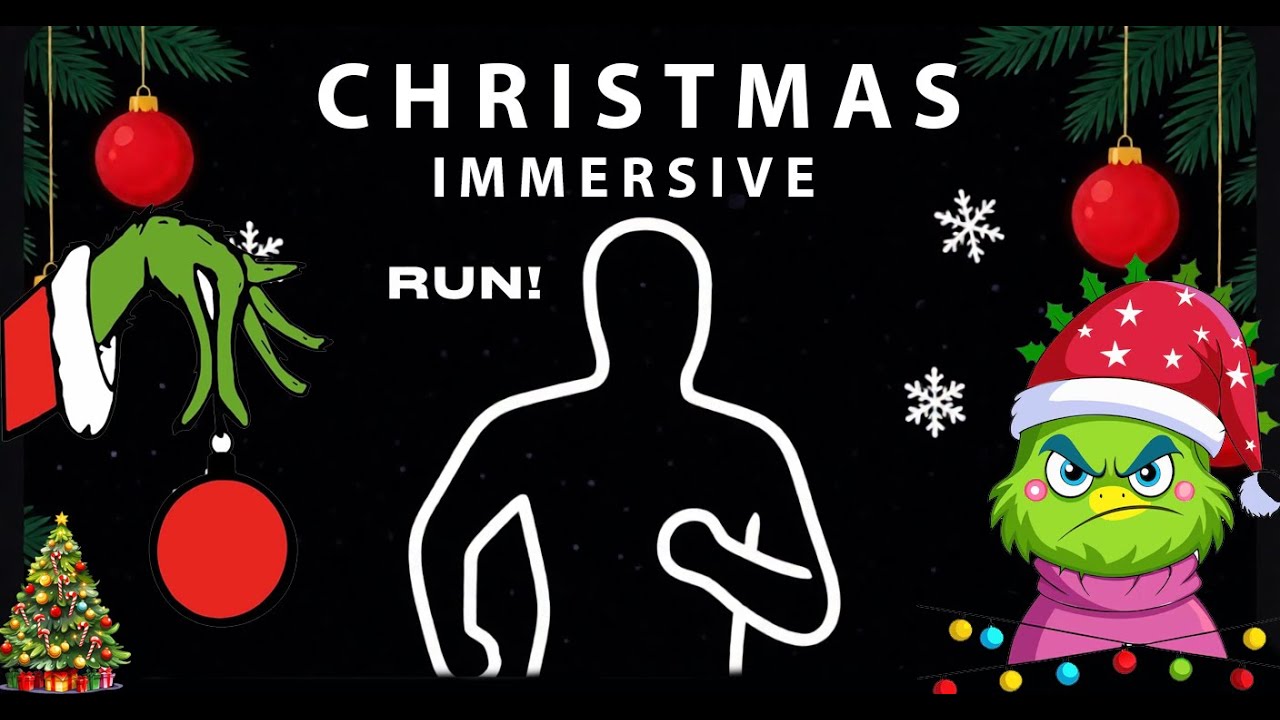 Рождественская новогодняя иммерсивная интерактивная разминка / Вирусная интерактивная игра ПОЛНАЯ...