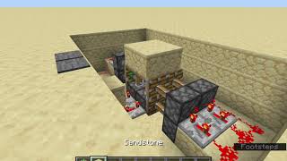 2 x 2 flush piston trapdoor tutorial