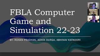 Computer Game and Programming Simulation FBLA States 22-23