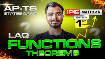 Function Theorems LAQs | Inter 1st Year Maths | IPE 2026 Preparation