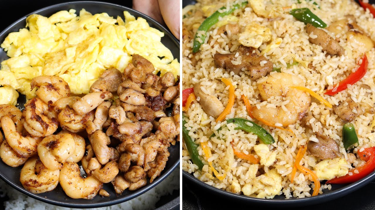 Fried Rice Combained Image Mixed Fried Rice | How to Make Mixed Fried Rice - YouTube