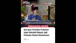 Gus Ipul: Presiden Prabowo ingin Sekolah Rakyat Jadi Pemutus Rantai Kemiskinan #beritasatu