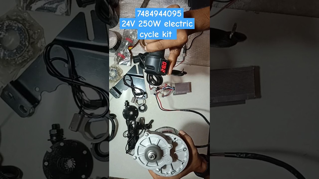 24V 250W electric cycle Conversion kit | electric cycle gear motor kit for Desi cycle 
