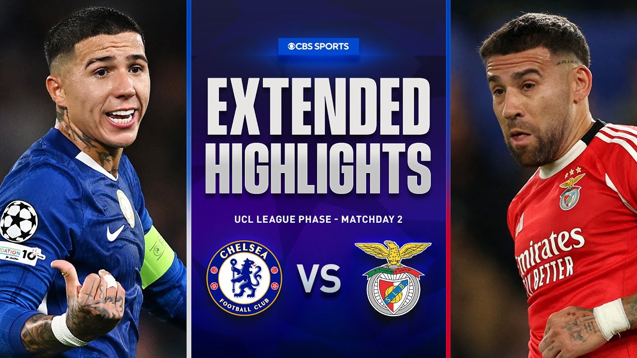Chelsea vs. Benfica: Extended Highlights | UCL League Phase MD 2 | CBS Sports Golazo