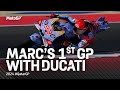 Marc Marquez&#39; Ducati debut at Lusail from the inside! 👀 | 2024 #QatarGP