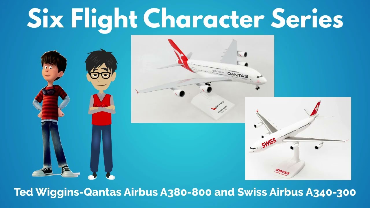 Six Flight Characters and their Airplane models