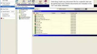 eDoc Quick User Guide : Full text indexing