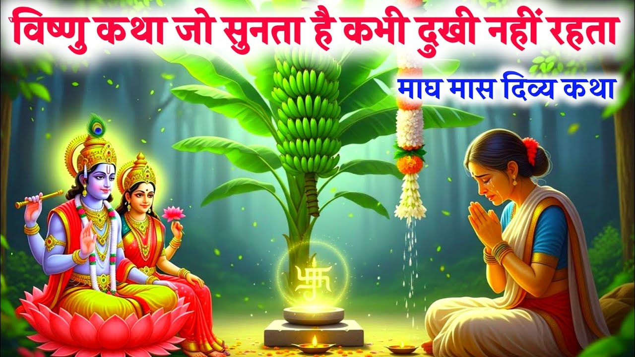 आज भगवान विष्णु की कथा सुनने मात्र से जीवन की नैया पार | विष्णु Katha | Vishnu Katha 