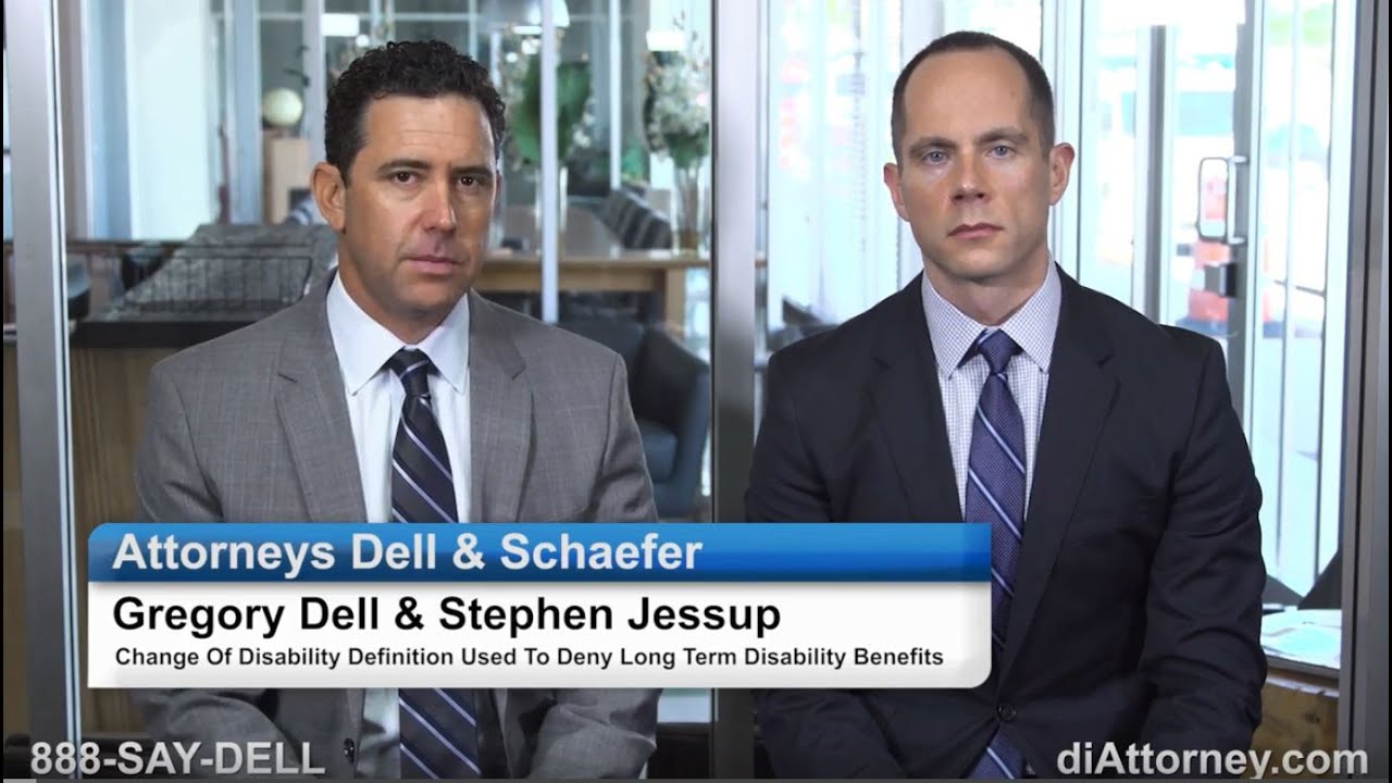 Change of disability definition used to deny long term disability benefits - YouTube