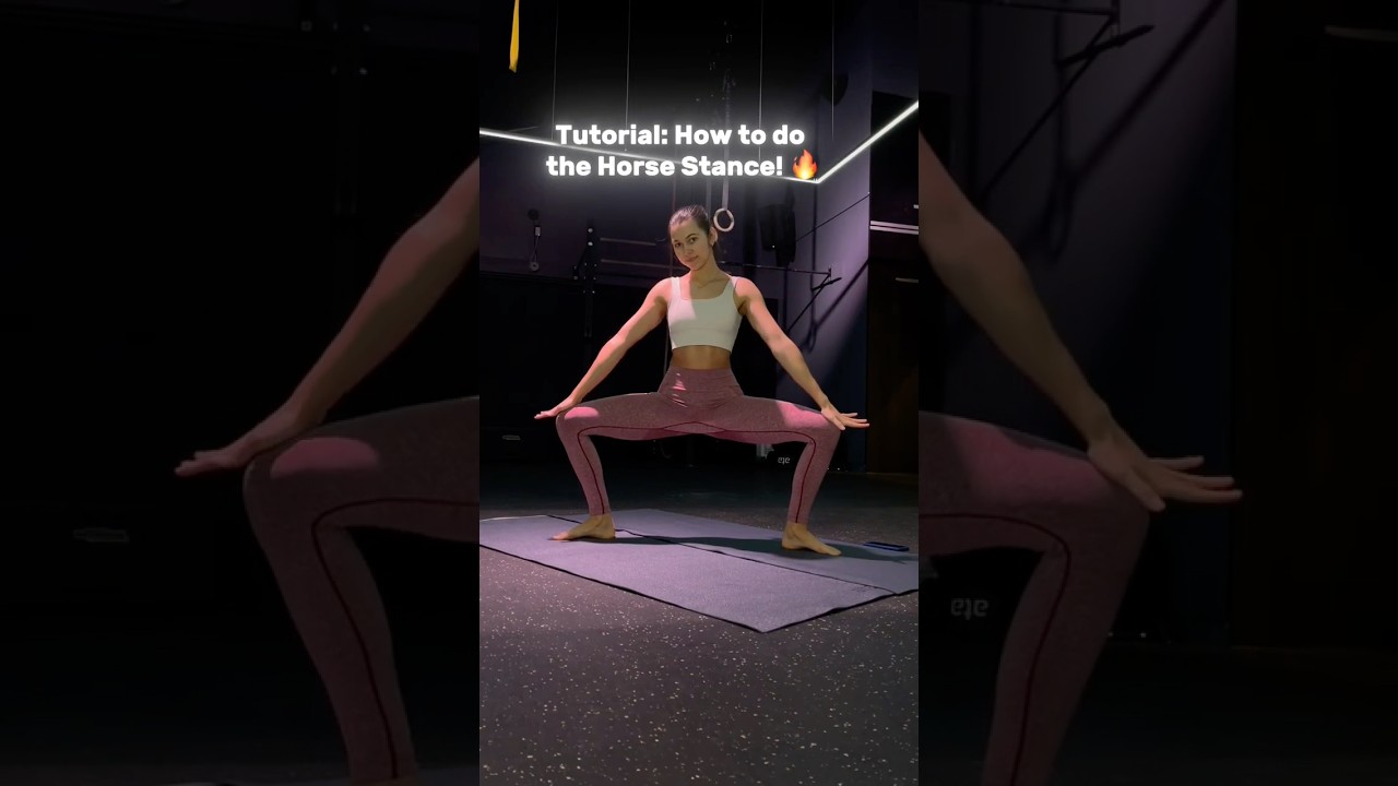 Horse Stance Tutorial! 🐎🔥 Build strength & mobility. Ready to try? Let me know!💪 