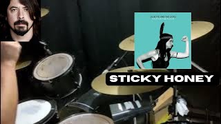 Sticky Honey Drum cover ,Juliette and the licks