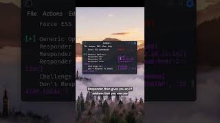 responder (network poisoning tool) #cybersecurity #informationtechnology #hacker #linux