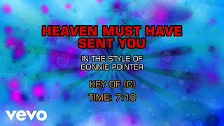 Bonnie Pointer - Heaven Must Have Sent You (Karaoke)