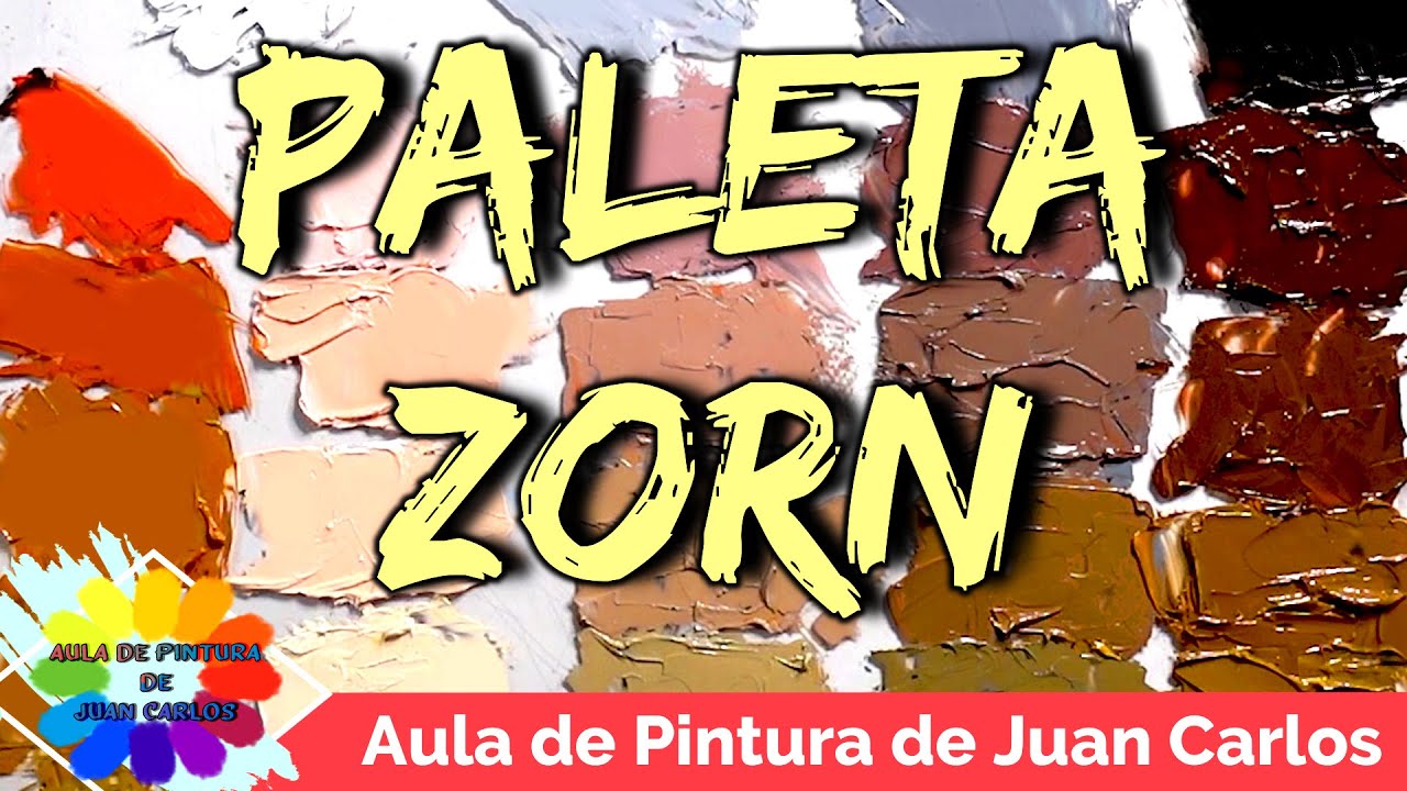 Paleta Zorn. Tutorial básico. Cómo hacer colores piel para retrato