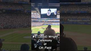 #5 (David) Wright Ceremony at Citi Field Wealth