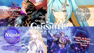 Characters with SPECIAL Introduction Cards | Genshin Impact