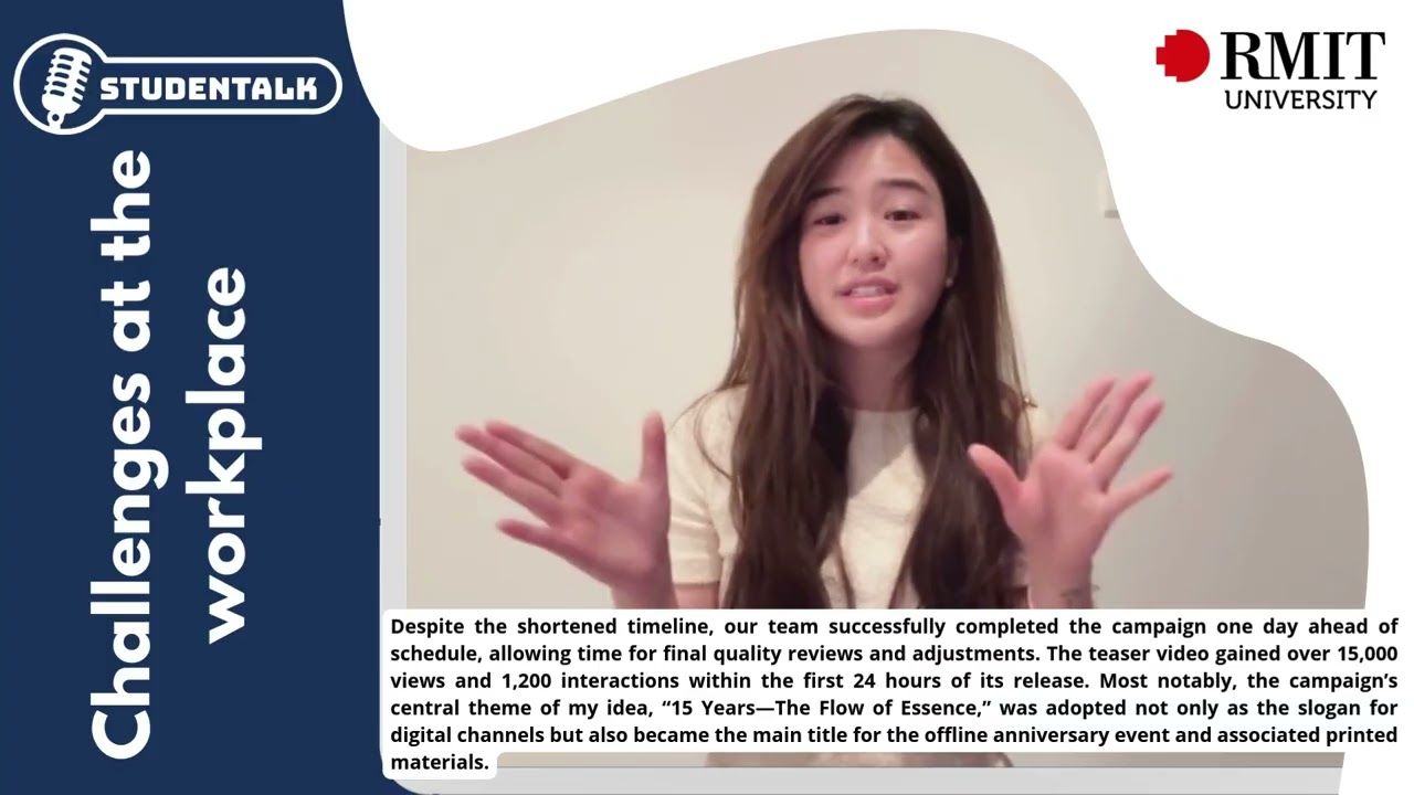 Internship experience of RMIT's mini talkshow