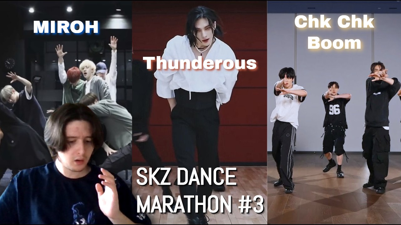 I CAN'T HANDLE THIS! Stray Kids 'MIROH' + 'Thunderous' + 'Chk Chk Boom' Dance Practice Reaction