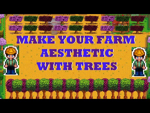 How To: Plan Tree Formations in Stardew Valley - YouTube