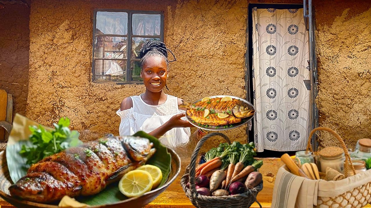 Super Easy and Authentic STEAMED FISH Recipe // African Village Cooking 