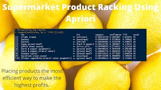 Supermarket Racking using Apriori - Association Rule Learning