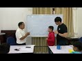 Alto practiced answering questions in English class at Humphrey Center on Aug 4, 2024.