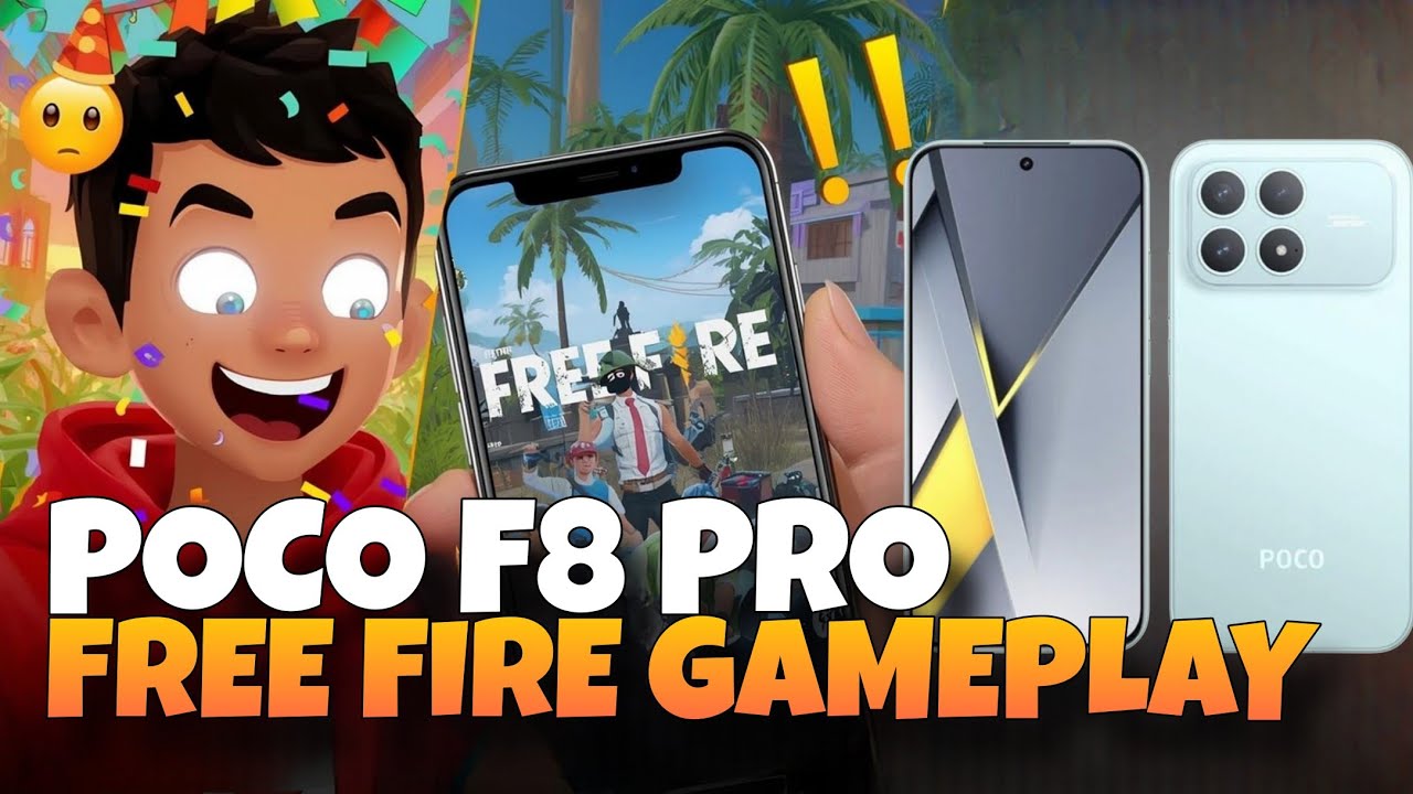 Poco F8 Pro Free Fire Gameplay | Ultra HDR 120FPS Test | Poco F8 Pro Free Fire Test Performance