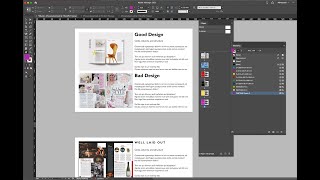 InDesign - Packaging Files / Merging Documents / Selecting Colour